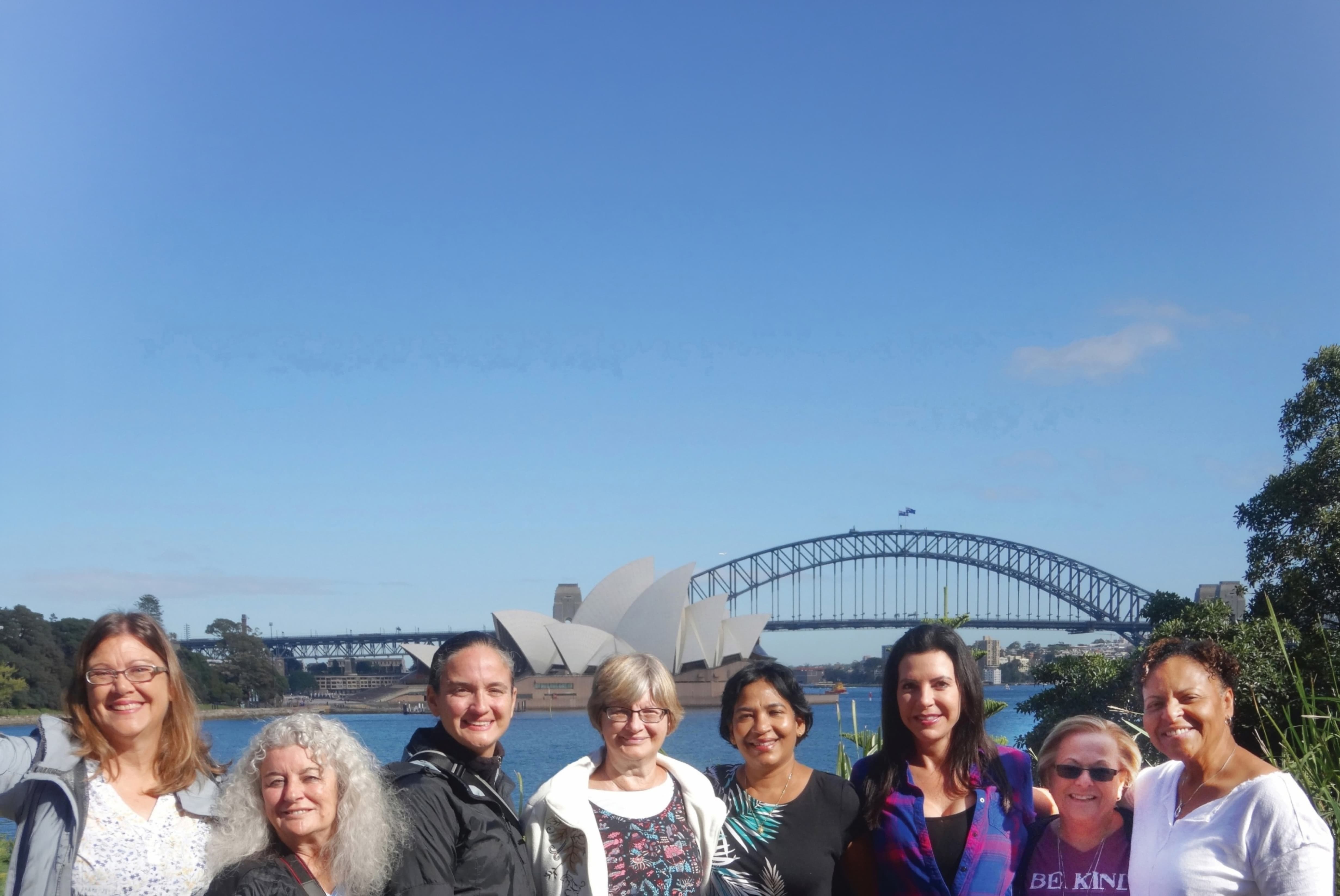 Women Traveling Together group at Sydney Harbour